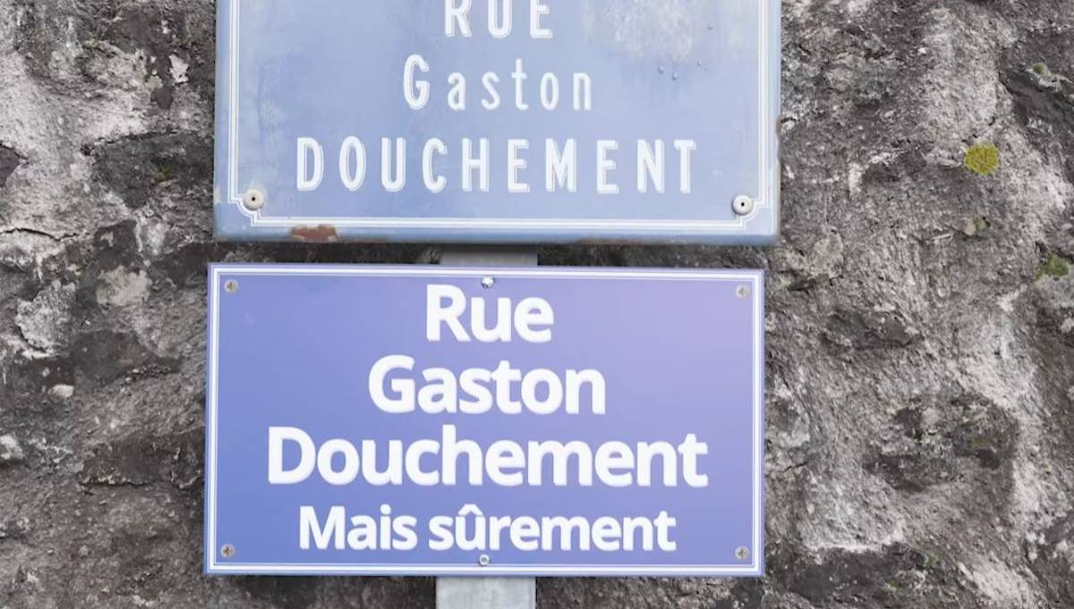 , Avec humour, Meung-sur-Loire rebaptise ses rues pour les JO de Paris : rue (Antoine) Du-Pont, rue de la Barre (asymétrique)&#8230;