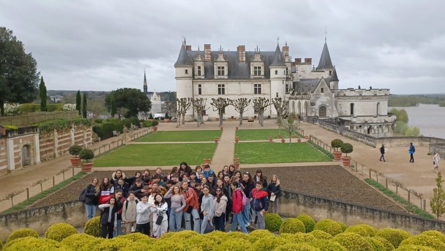 , Carcassonne : les élèves de 5e du collège de Grazailles en voyage aux châteaux de la Loire